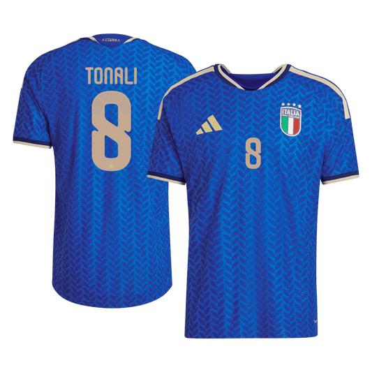 TONALI #8 Men's Italy World Cup 2026 Player Version Home Soccer Jersey - Slim Fit product view 1