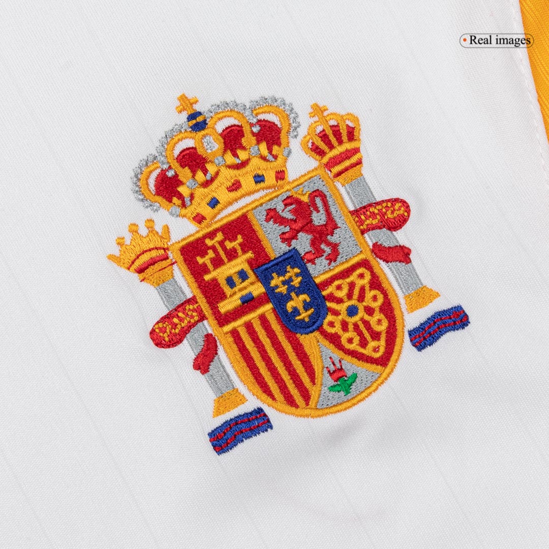 Retro Men's Spain 2006 Away Soccer Jersey product view 7