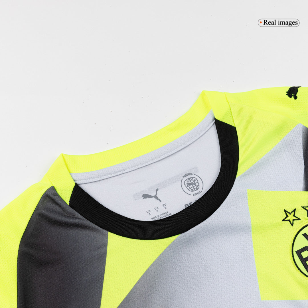 Men's Borussia Dortmund 2025/26 Away Soccer Jersey product view 9