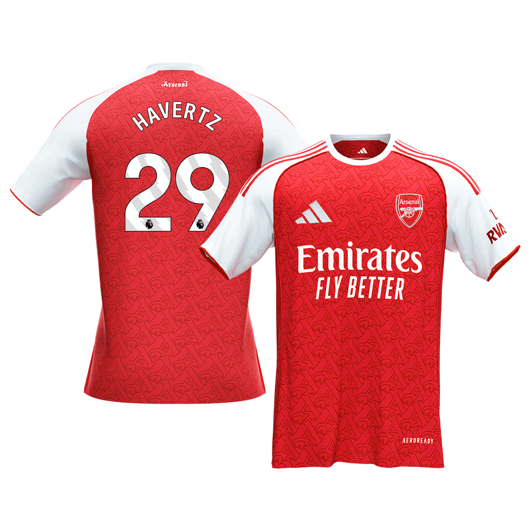 HAVERTZ #29 Men's Arsenal 2025/26 Home Soccer Jersey Premium product view 1