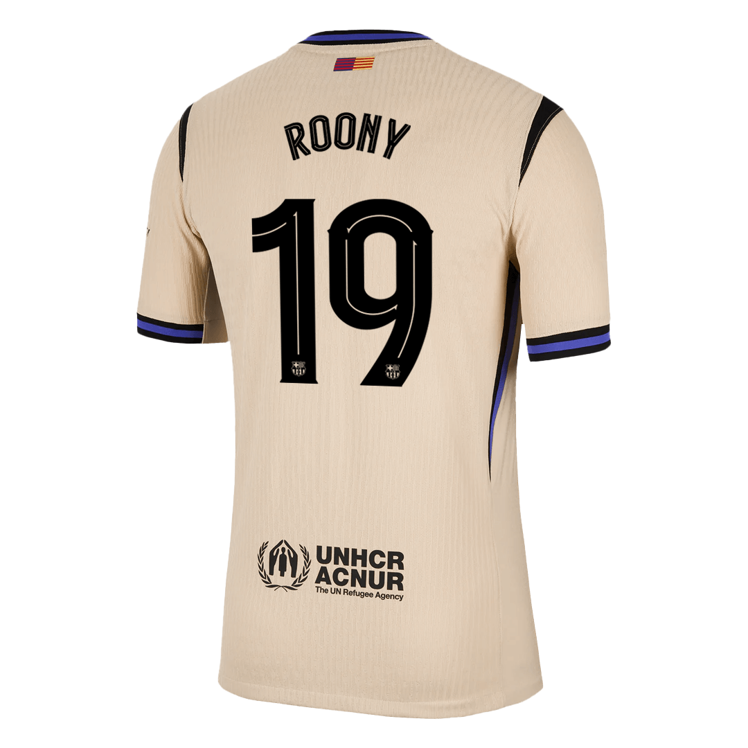 ROONY #19 Men's Barcelona UCL 2025/26 Player Version Away Soccer Jersey - Slim Fit product view 14