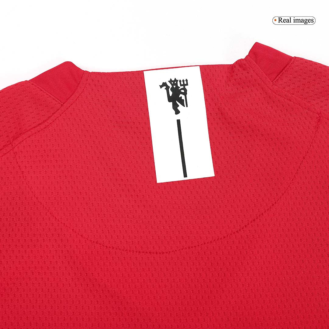 Retro SCHOLES #18 Men's Manchester United UCL Final 2007/08 Home Soccer Jersey product view 3