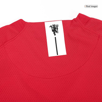 Retro SCHOLES #18 Men's Manchester United UCL Final 2007/08 Home Soccer Jersey product view 3