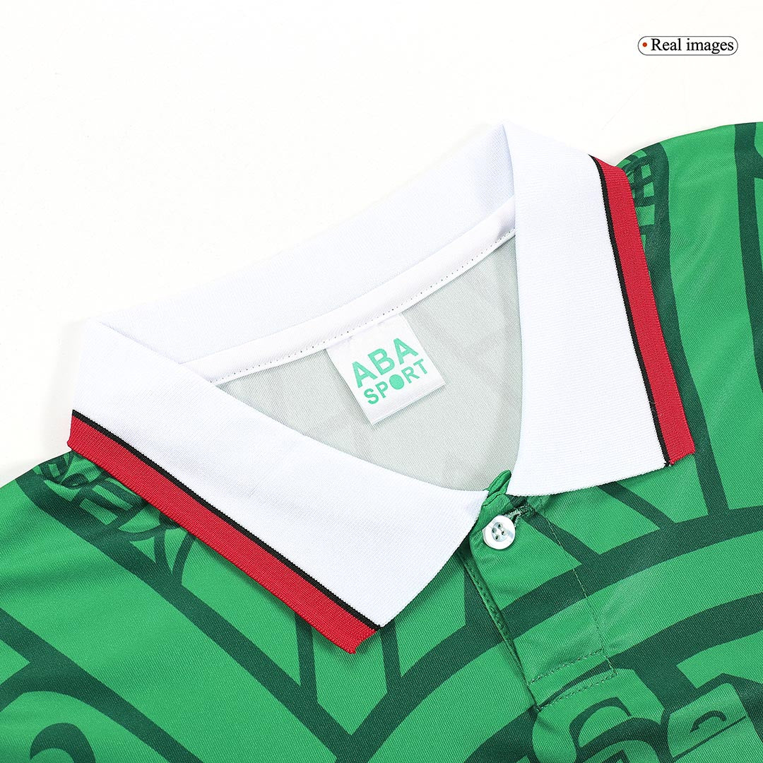 Retro Men's Mexico 1998 Home Soccer Jersey product view 6