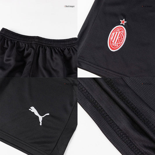 Kid's AC Milan 2025/26 Home Soccer Jersey Kit