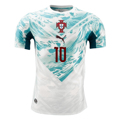 BERNARDO #10 Men's Portugal World Cup 2026 Player Version Away Soccer Jersey - Slim Fit product view 8