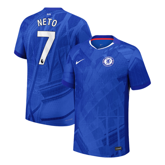 NETO #7 Men's Chelsea 2025/26 Player Version Home Soccer Jersey - Slim Fit product view 1