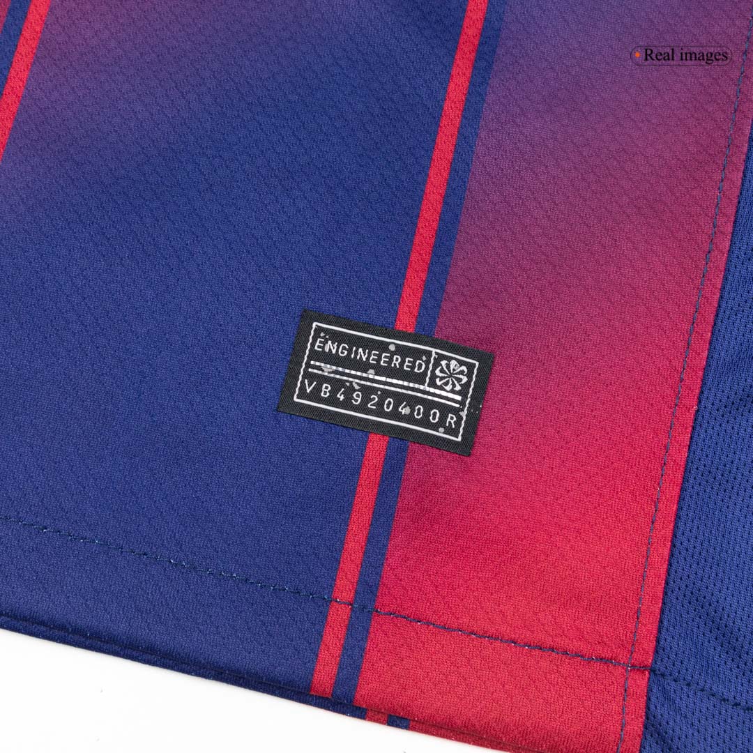 Men's Barcelona 2025/26 Home Long Sleeve Soccer Jersey product view 4