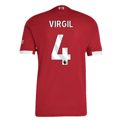 VIRGIL #4 Men's Liverpool 2025/26 Player Version Home Soccer Jersey - Slim Fit product view 10