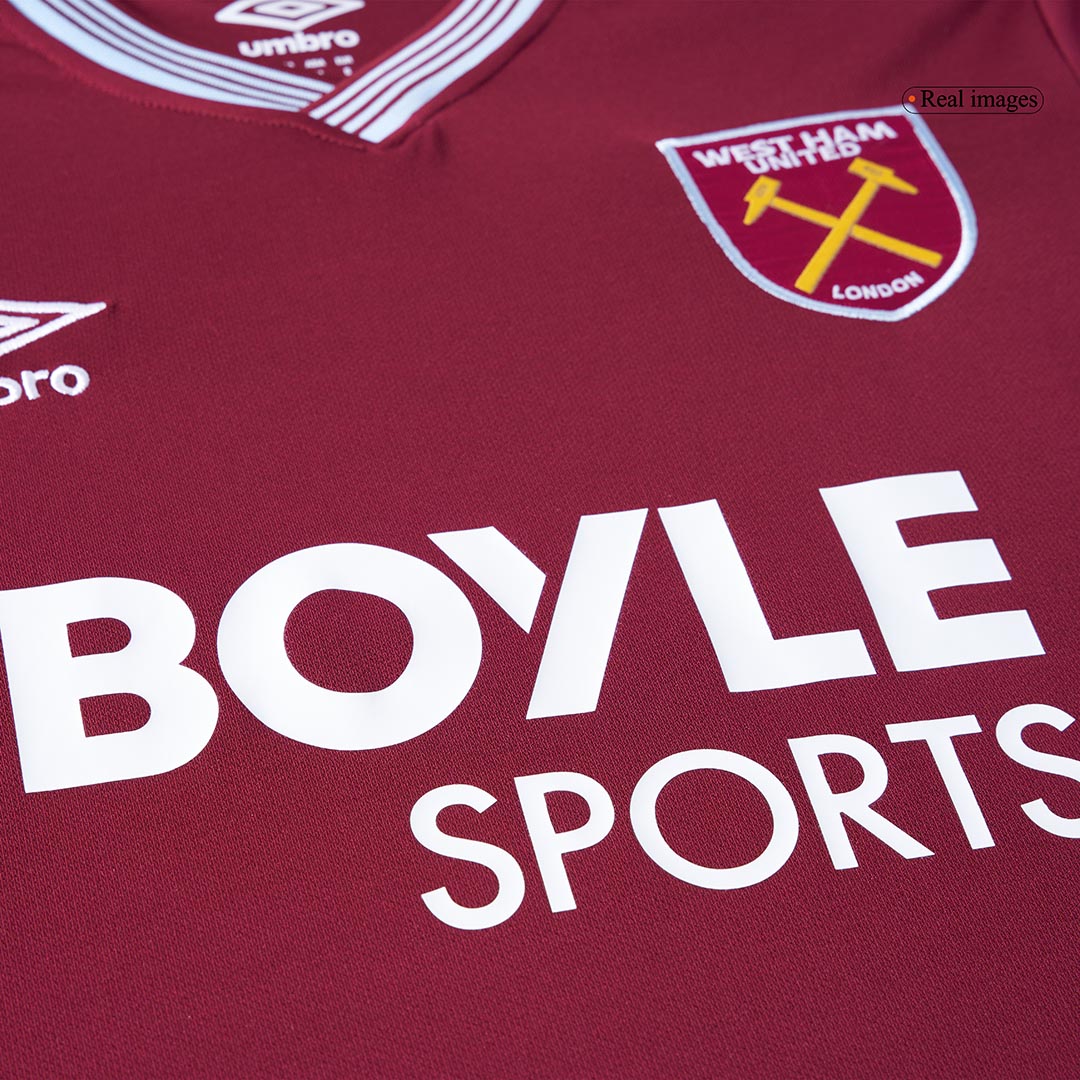 Men's West Ham United 2025/26 Home Soccer Jersey product view 5