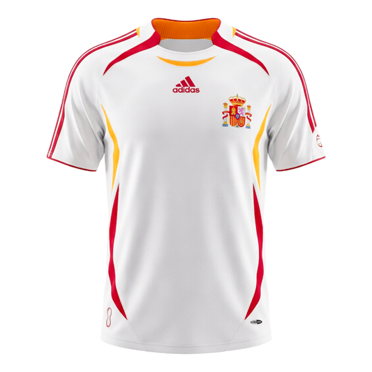 Retro Men's Spain 2006 Away Soccer Jersey product view 1