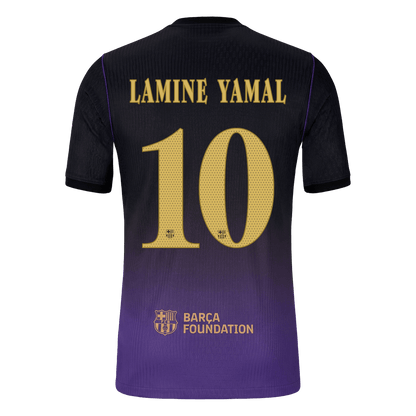 LAMINE YAMAL #10 Men's Barcelona UCL 2026/27 Player Version Away Soccer Jersey product view 3