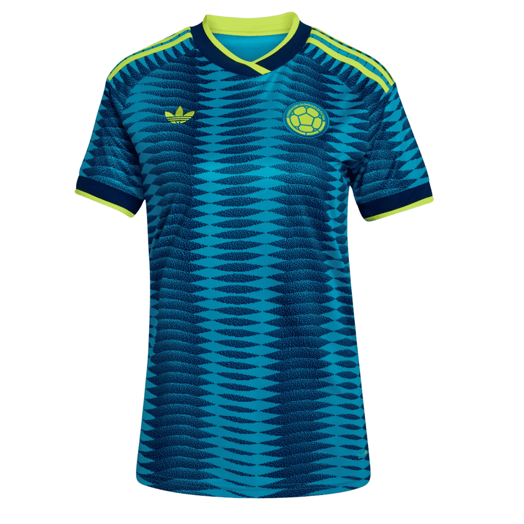 Women's Colombia World Cup 2026 Away Soccer Jersey product view 1