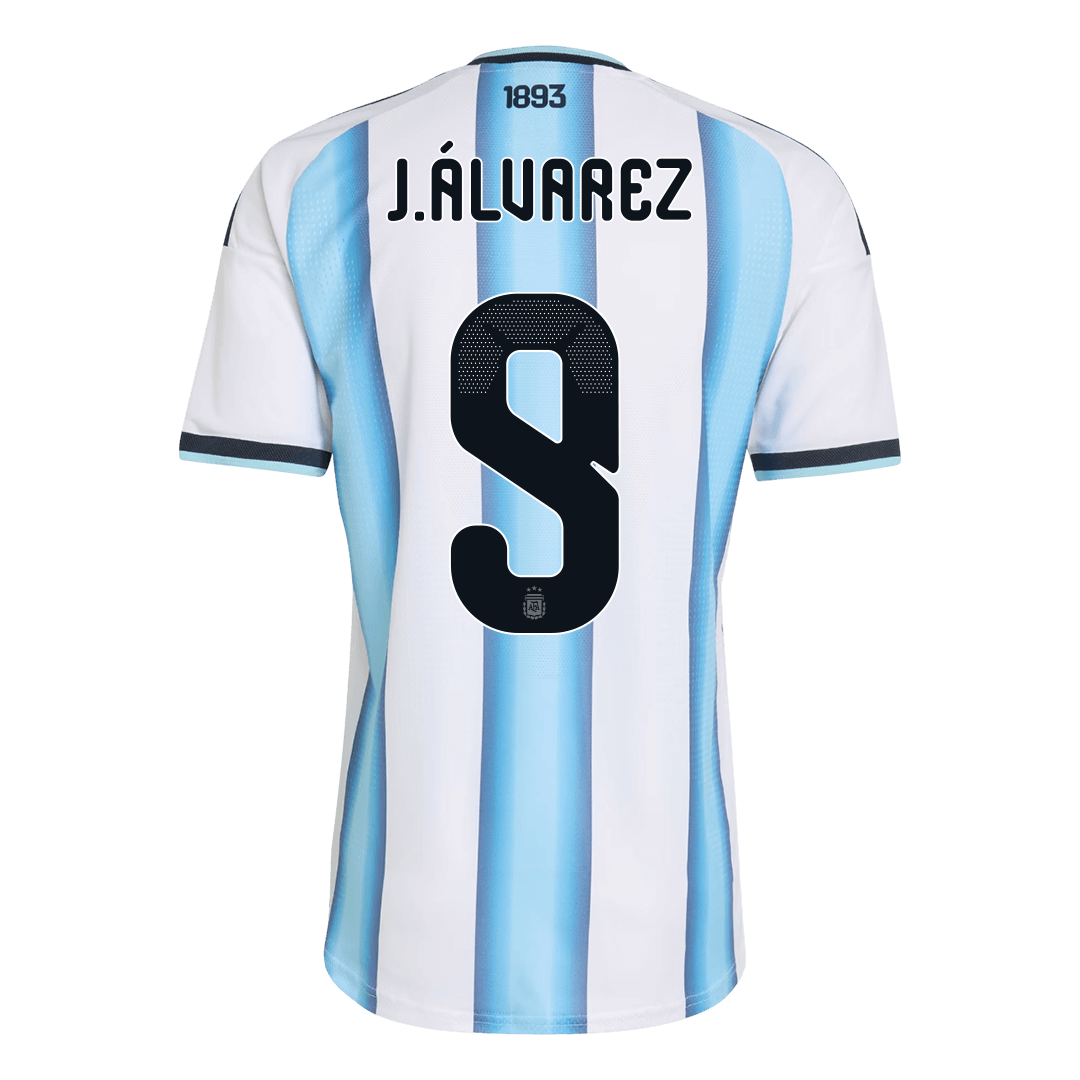 J.ÁLVAREZ #9 Men's Argentina World Cup 2026 Player Version Home Soccer Jersey - Slim Fit product view 2
