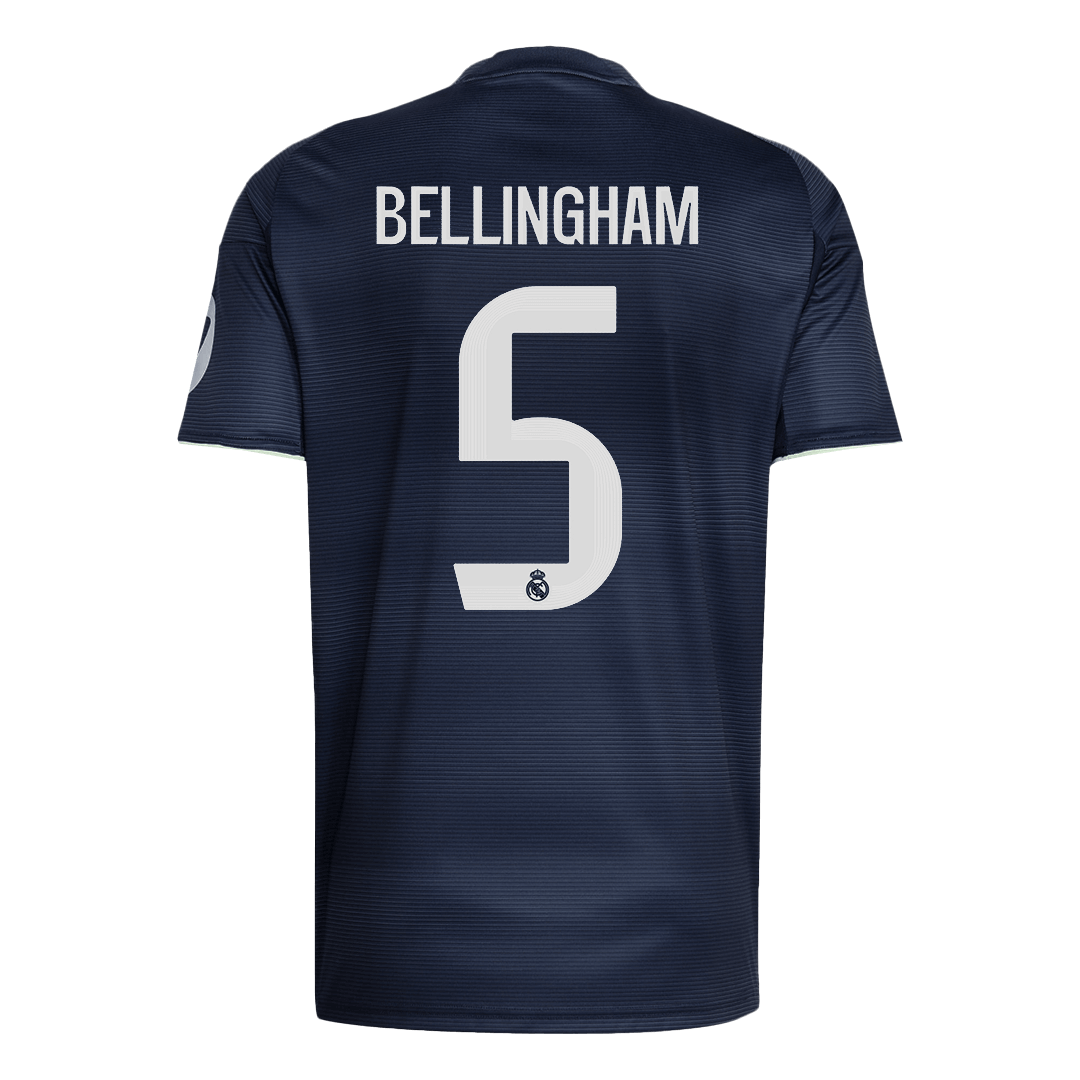 BELLINGHAM #5 Men's Real Madrid 2025/26 Away Soccer Jersey Premium product view 11