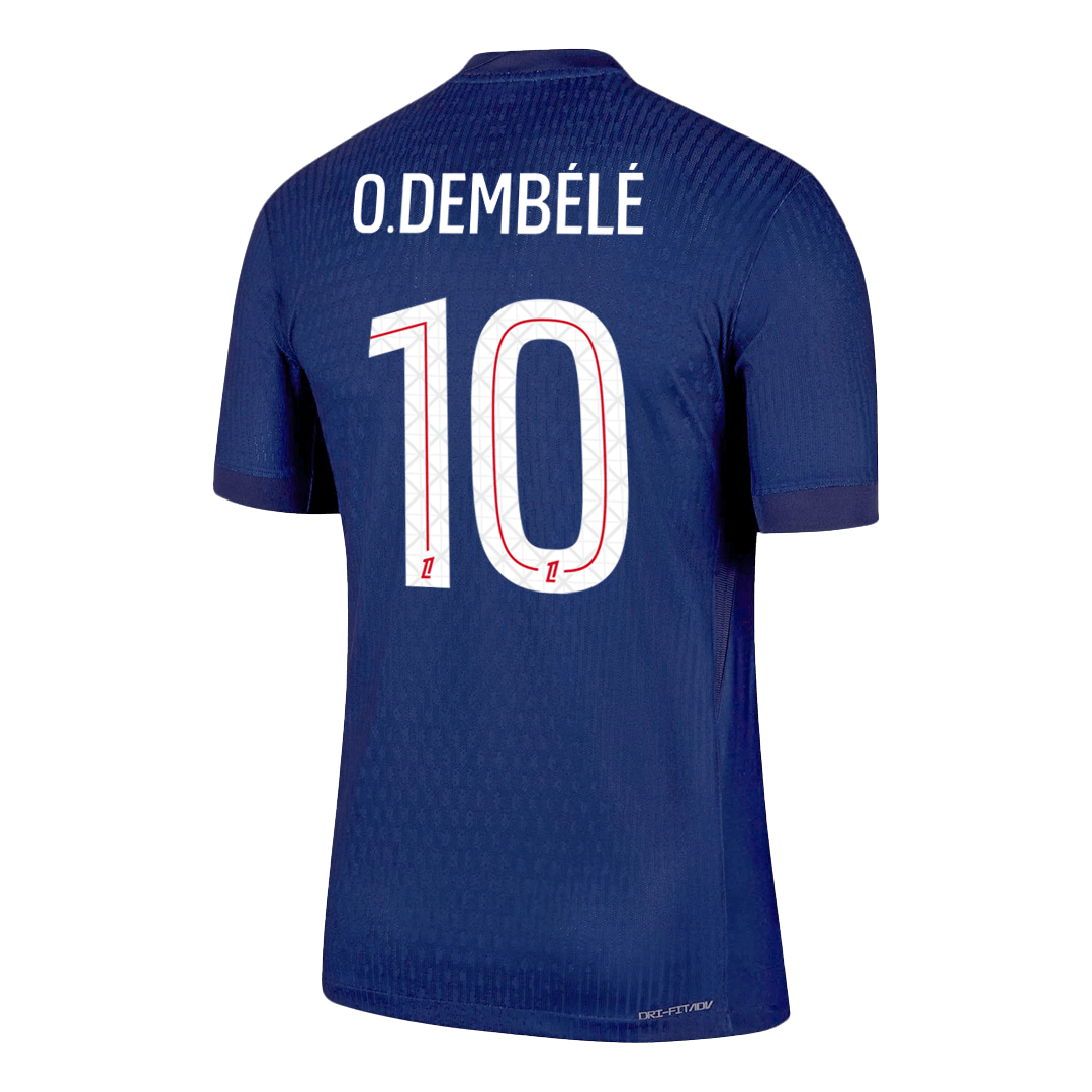 O.DEMBÉLÉ #10 Men's PSG 2025/26 Player Version Home Soccer Jersey - Slim Fit product view 9