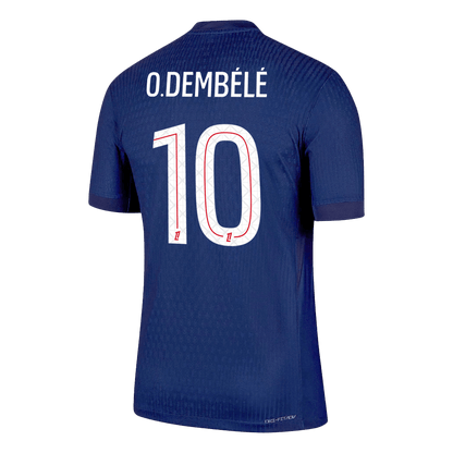 O.DEMBÉLÉ #10 Men's PSG 2025/26 Player Version Home Soccer Jersey - Slim Fit product view 9