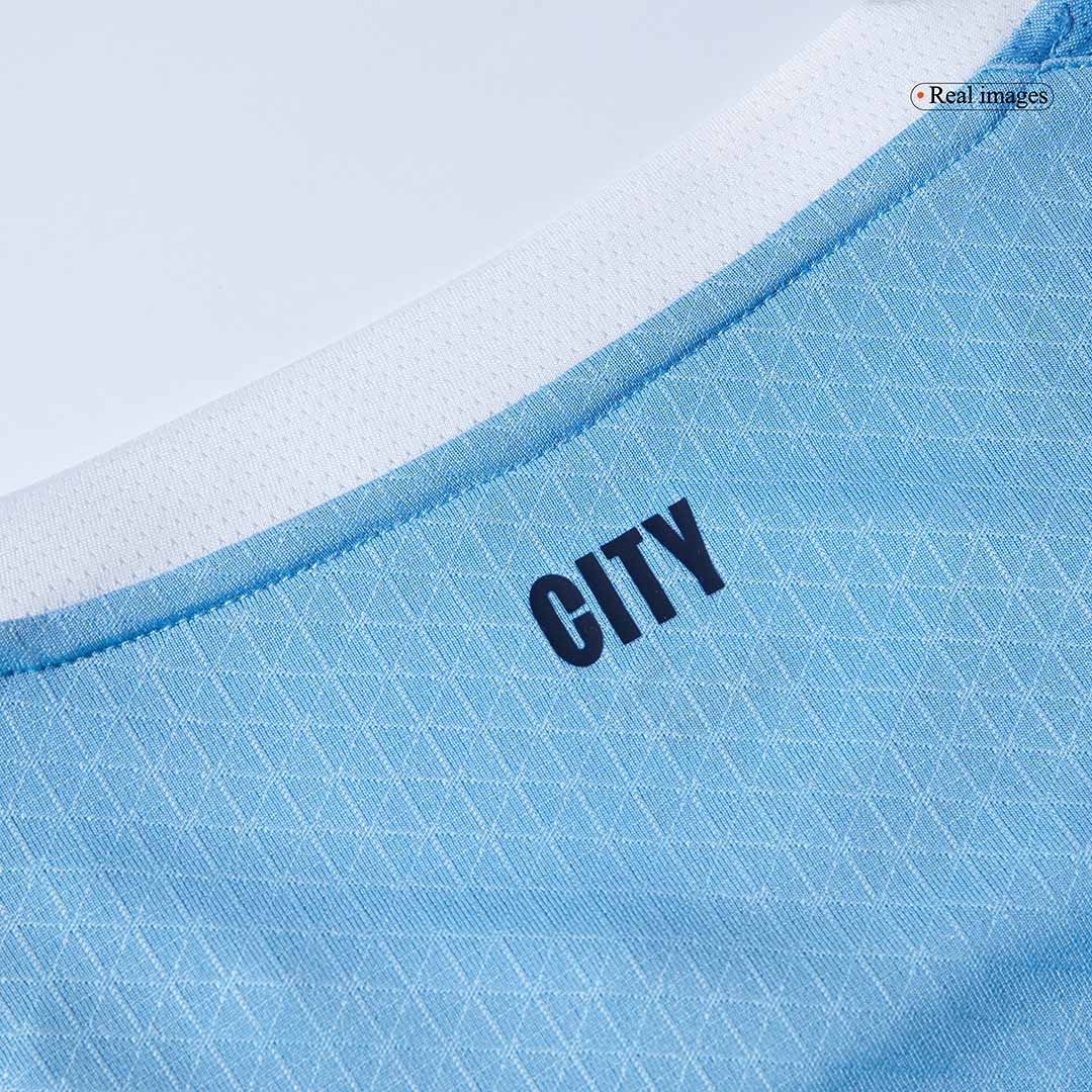 Men's Manchester City 2025/26 Player Version Home Soccer Jersey - Slim Fit product view 2