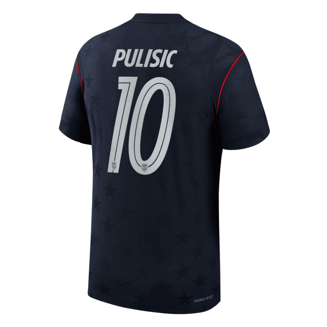 PULISIC #10 Men's USA World Cup 2026 Player Version Away Soccer Jersey - Slim Fit product view 3