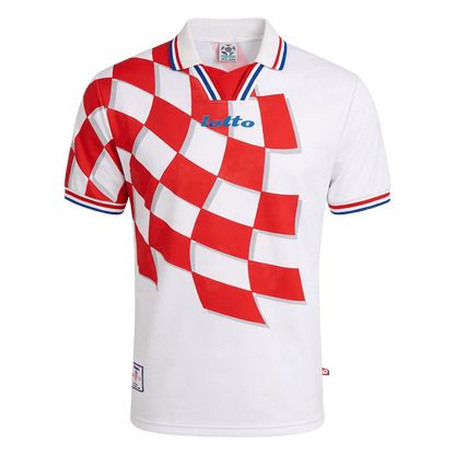 Retro Men's Croatia World Cup 1998 Home Soccer Jersey product view 1