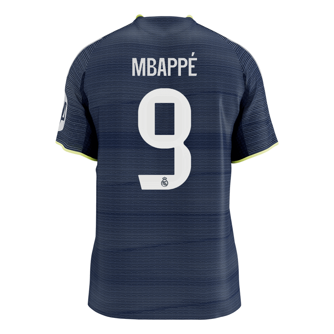 MBAPPÉ #9 Men's Real Madrid 2025/26 Player Version Away Soccer Jersey - Slim Fit Premium product view 9