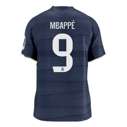 MBAPPÉ #9 Men's Real Madrid 2025/26 Player Version Away Soccer Jersey - Slim Fit Premium product view 9