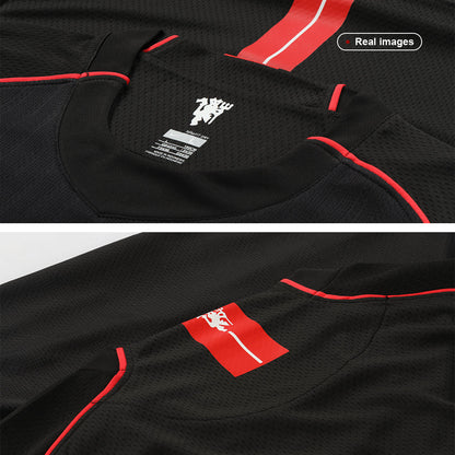 Retro SCHOLES #18 Men's Manchester United 2007/08 Away Soccer Jersey product view 3