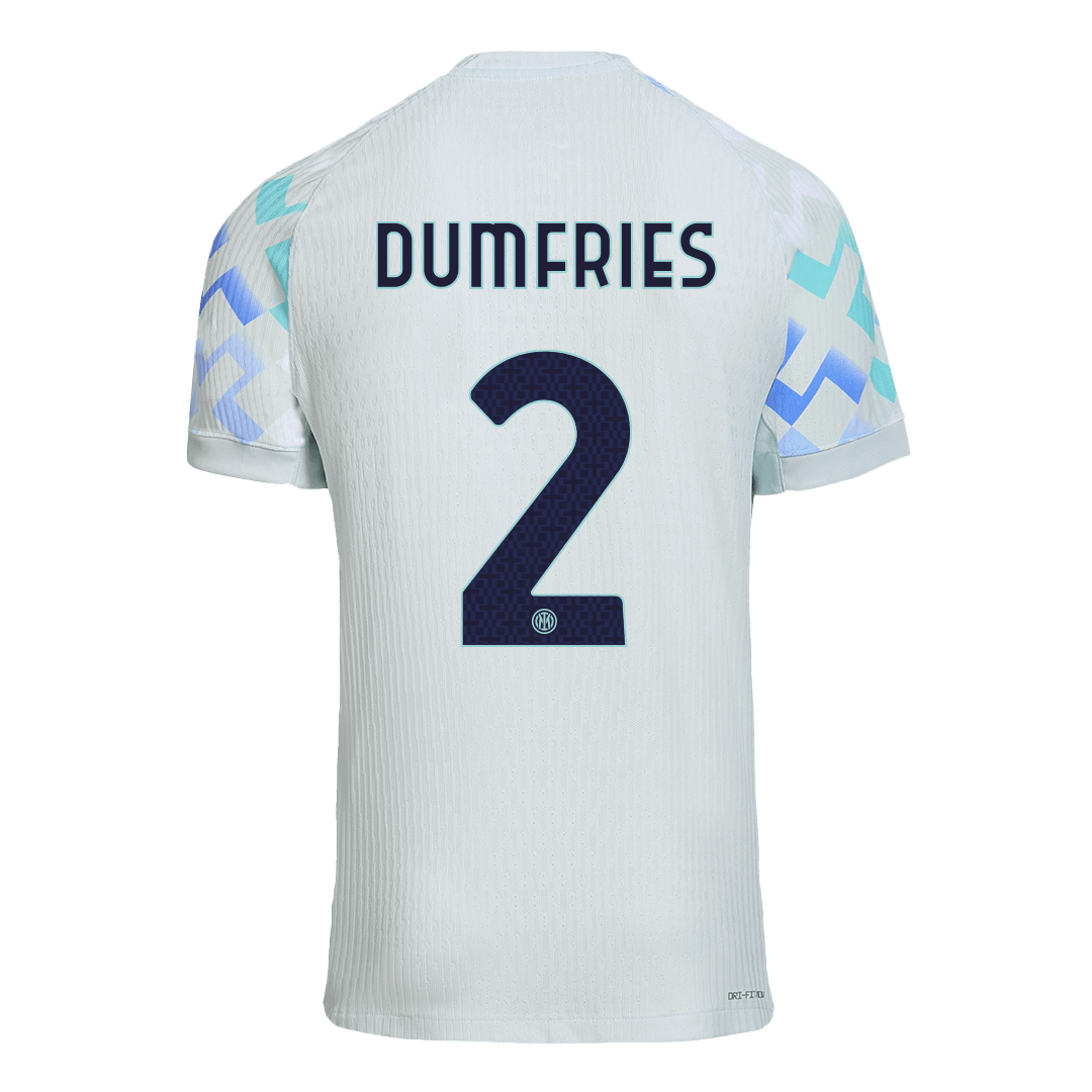 DUMFRIES #2 Men's Inter Milan 2025/26 Player Version Away Soccer Jersey - Slim Fit product view 9