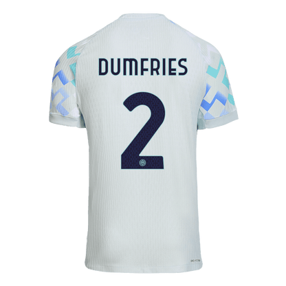 DUMFRIES #2 Men's Inter Milan 2025/26 Player Version Away Soccer Jersey - Slim Fit product view 9