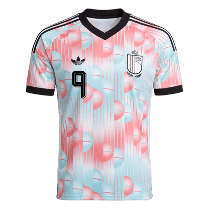 LUKAKU #9 Men's Belgium World Cup 2026 Away Soccer Jersey product view 8
