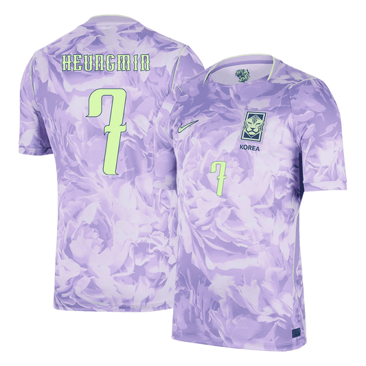 HEUNGMIN #7 Men's South Korea World Cup 2026 Away Soccer Jersey product view 1
