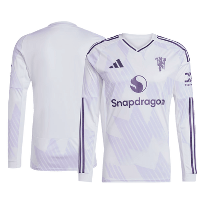 Men's Manchester United 2025/26 Away Long Sleeve Soccer Jersey product view 8