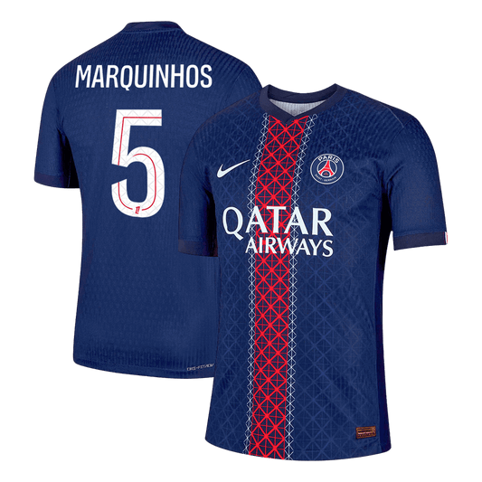 MARQUINHOS #5 Men's PSG 2025/26 Player Version Home Soccer Jersey - Slim Fit product view 1