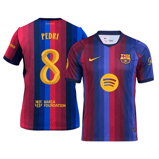 PEDRI #8 Men's Barcelona 2026/27 Home Soccer Jersey product view 1