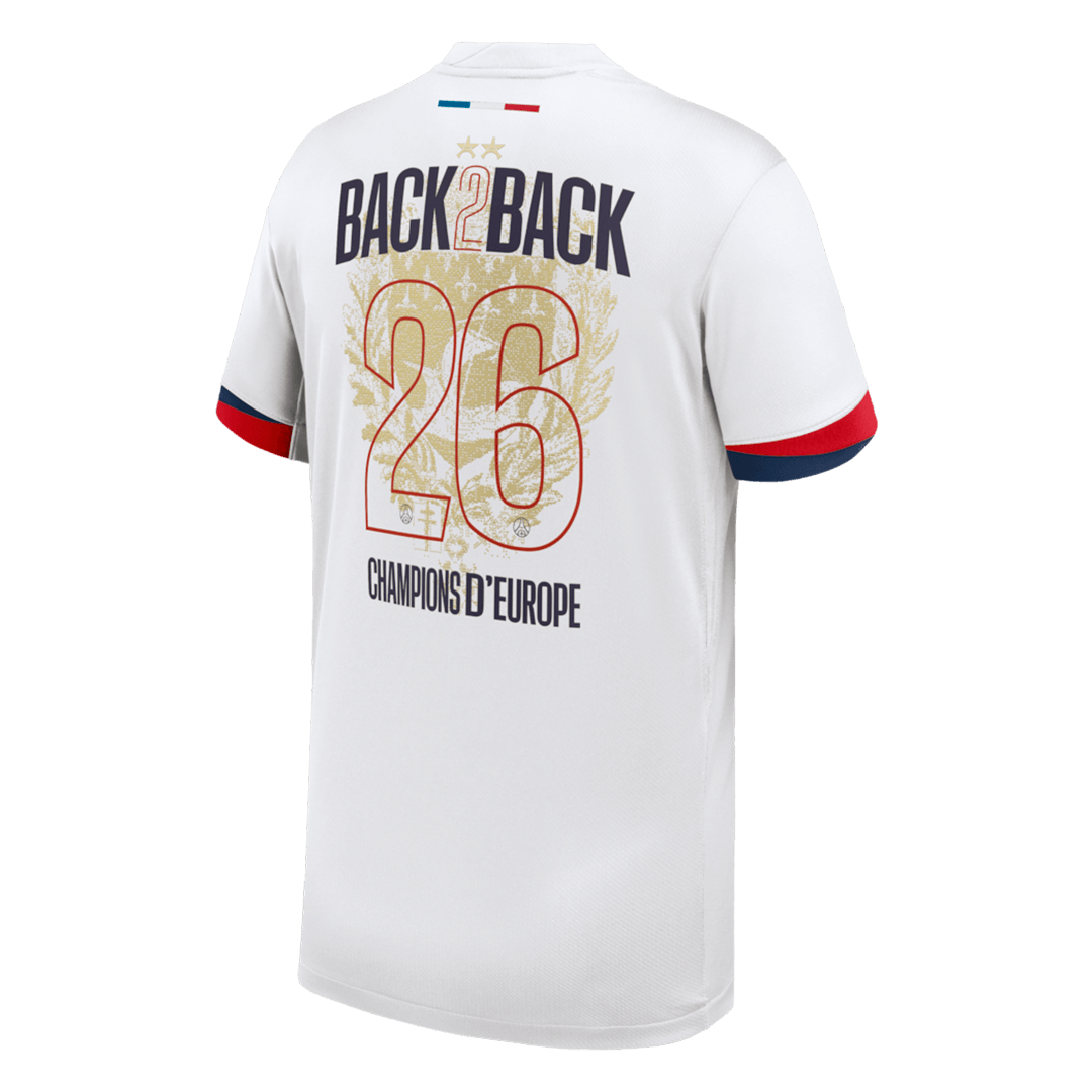 Champions of Europe #26 Men's PSG 2024/26 Away Soccer Jersey product view 3