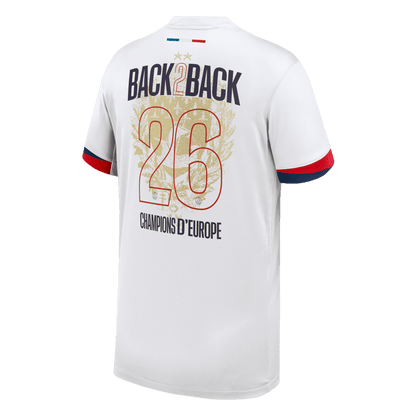 Champions of Europe #26 Men's PSG 2024/26 Away Soccer Jersey product view 3