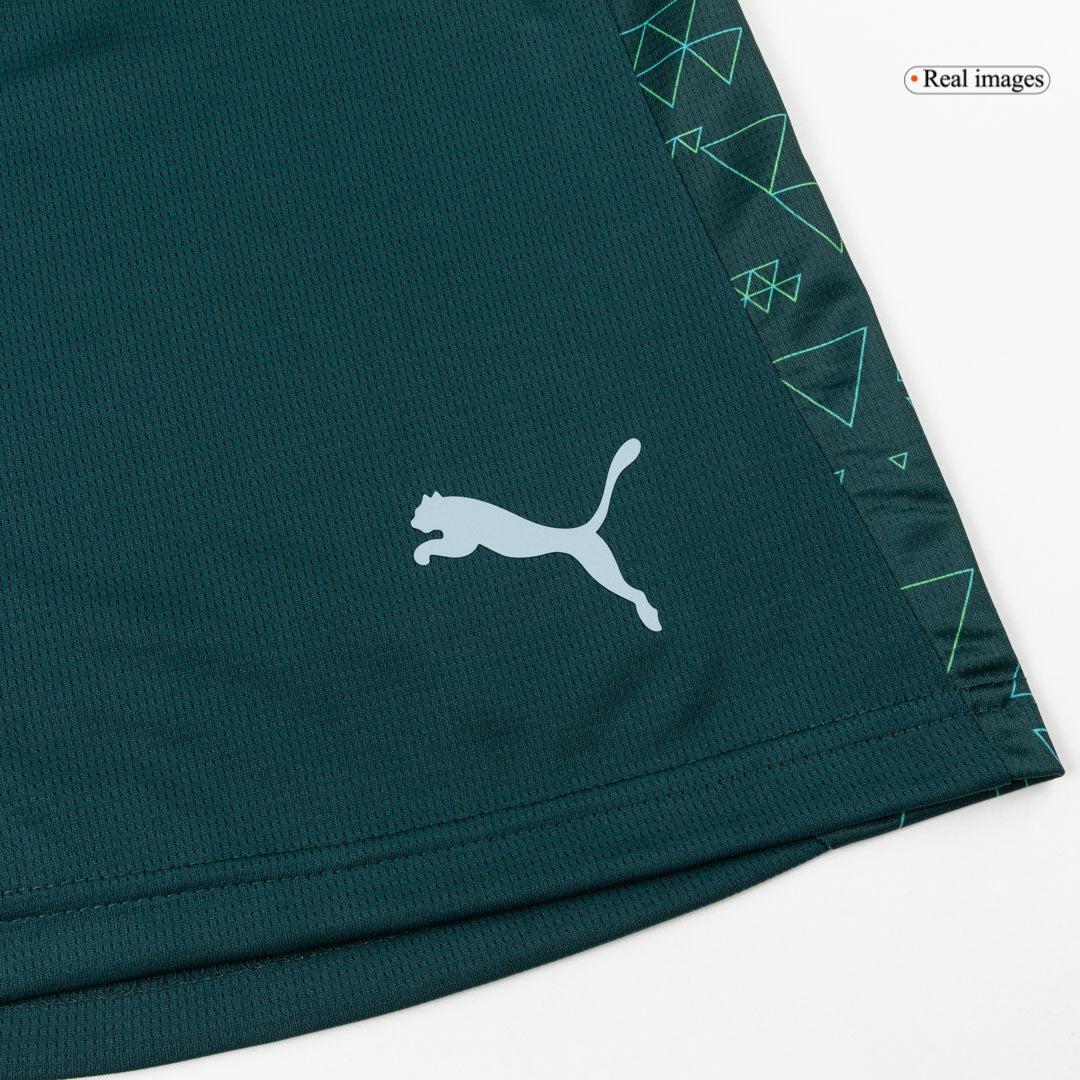 Men's Manchester City 2025/26 Fourth Away Soccer Shorts product view 3