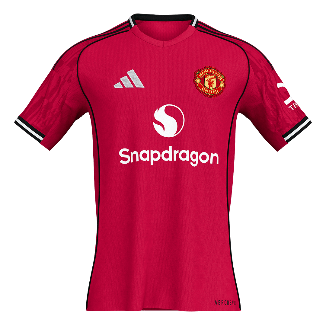Men's Manchester United 2025/26 Home Soccer Jersey Premium product view 1