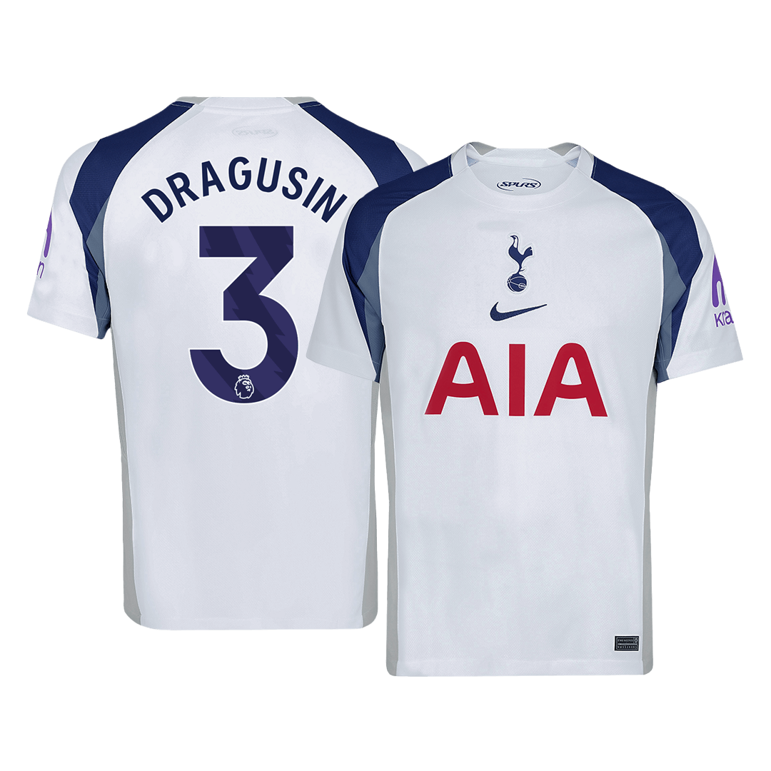 DRAGUSIN #3 Men's Tottenham Hotspur 2025/26 Home Soccer Jersey product view 1