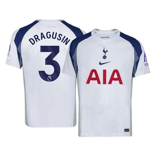 DRAGUSIN #3 Men's Tottenham Hotspur 2025/26 Home Soccer Jersey product view 1