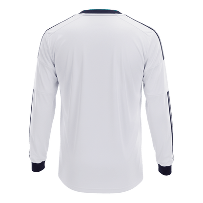 Retro Men's Real Madrid 2012/13 Home Long Sleeve Soccer Jersey product view 9