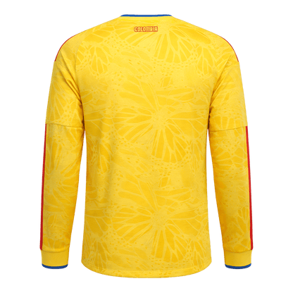 Men's Colombia World Cup 2026 Home Long Sleeve Soccer Jersey product view 9