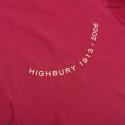 Retro Men's Arsenal 2005/06 Home Soccer Jersey product view 3
