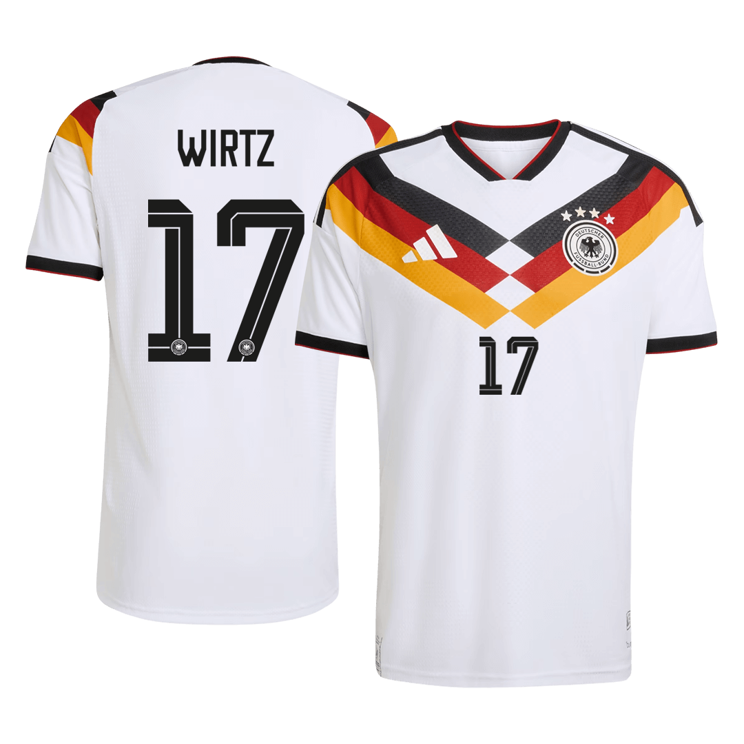 WIRTZ #17 Men's Germany World Cup 2026 Player Version Home Soccer Jersey - Slim Fit product view 1