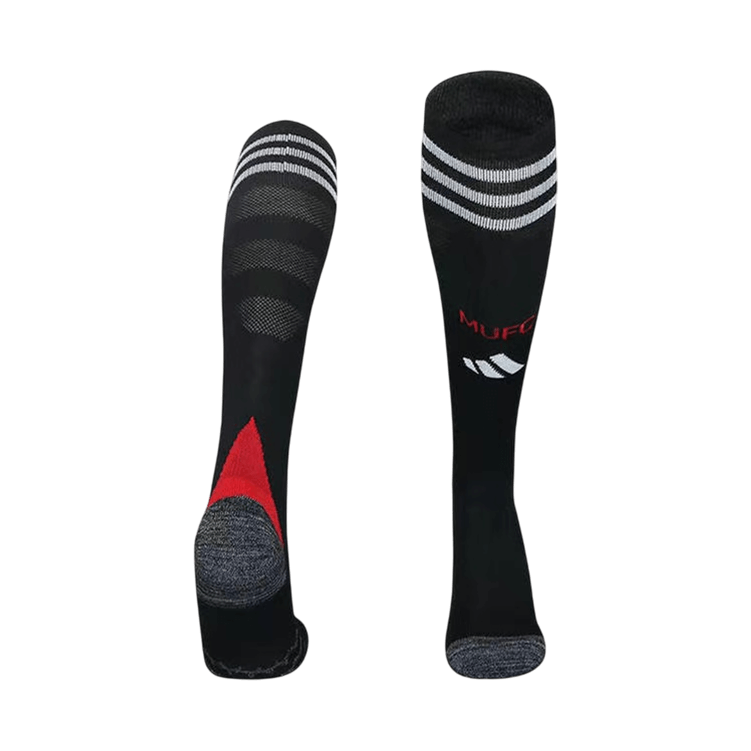Men's Manchester United 2025/26 Home Soccer Socks product view 1