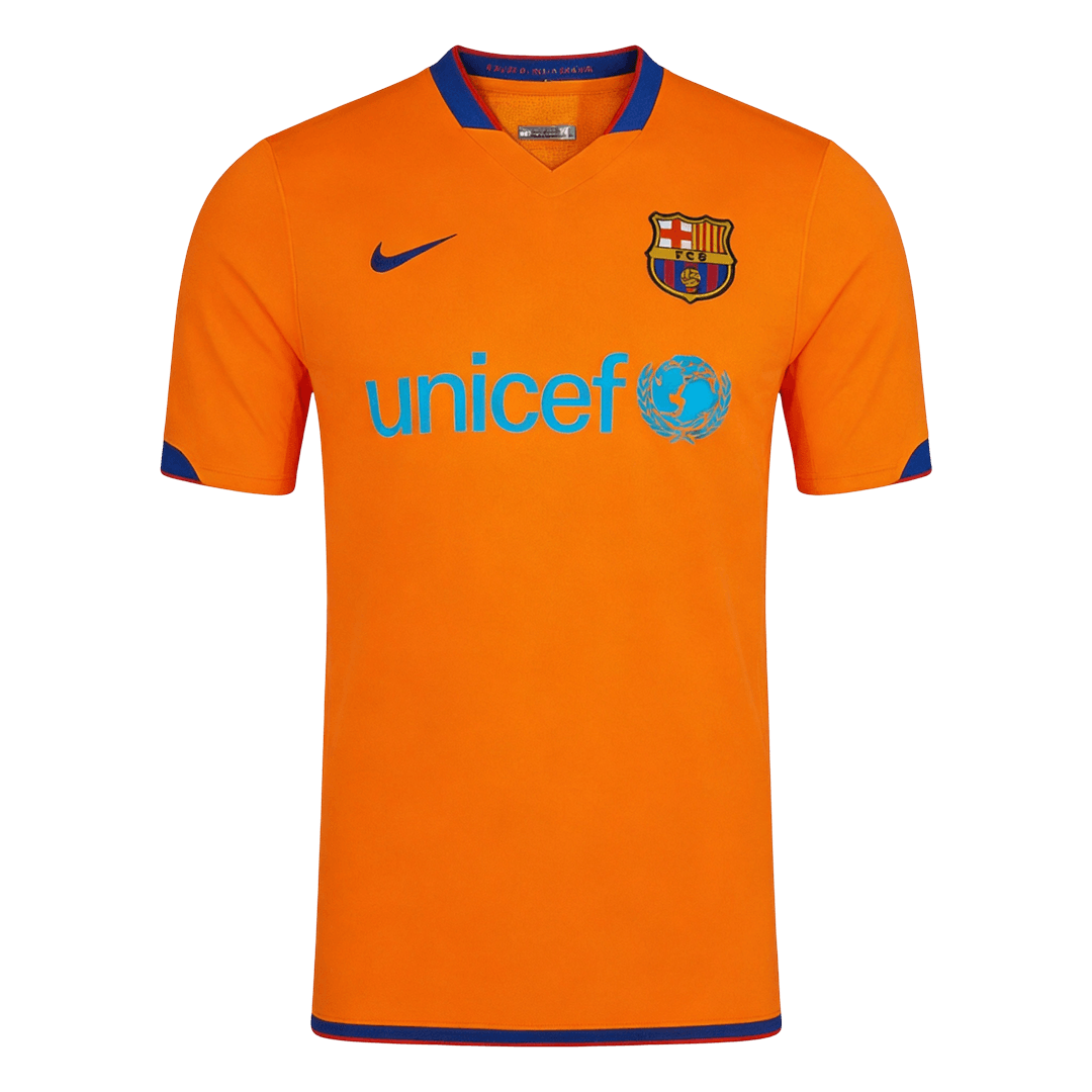 Retro Men's Barcelona 2006/07 Away Soccer Jersey product view 1