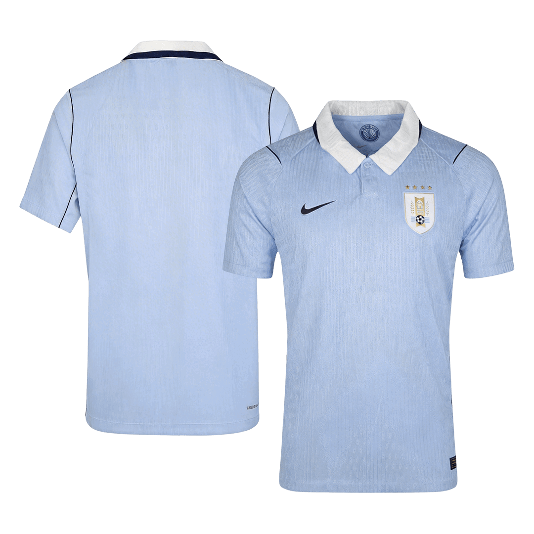 Men's Uruguay World Cup 2026 Player Version Home Soccer Jersey - Slim Fit product view 9