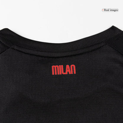 Kid's AC Milan 2025/26 Home Soccer Jersey Kit