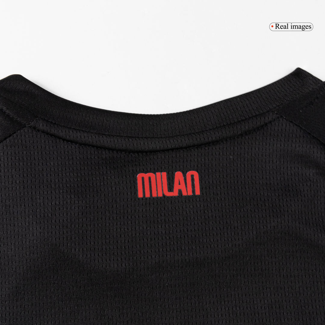 Kid's AC Milan 2025/26 Home Soccer Jersey Full Kit