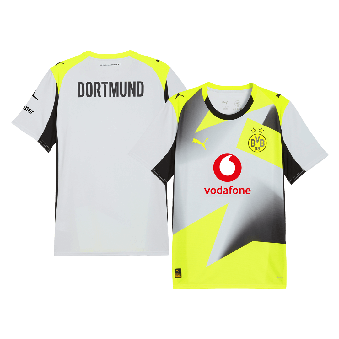 Men's Borussia Dortmund 2025/26 Away Soccer Jersey product view 10